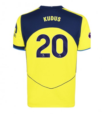 Tottenham Hotspur Mohammed Kudus #20 Tredjetröja 2025-26 Kortärmad